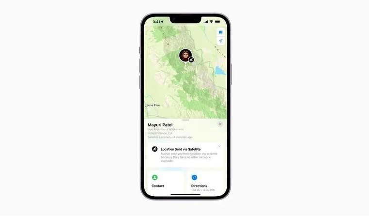 雷州苹果14维修分享iPhone14系列中 FindMy功能通过卫星分享位置方法教程 