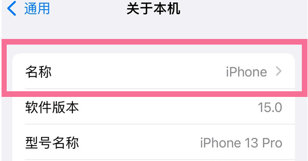 雷州苹果13维修分享iPhone 13热点名字设置教程 